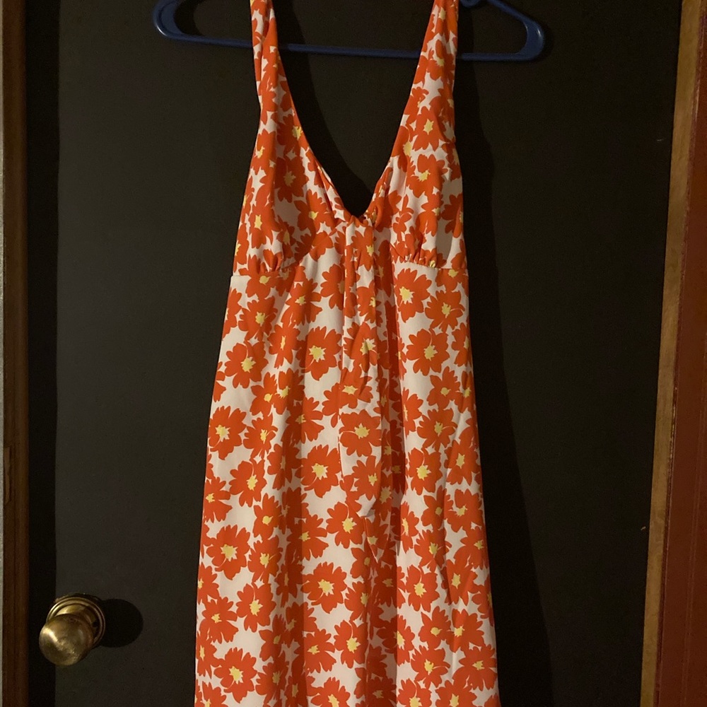 Ladies orange dress